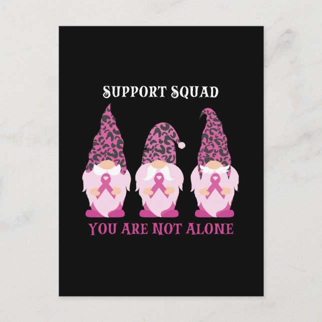 Support Squad You Are Not Alone Postcard (Front)