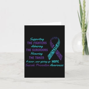 Support Suicide Quotes Awareness Mental Health Card