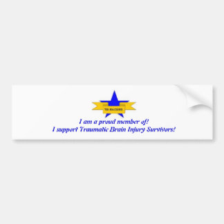 Support survivors bumper sticker