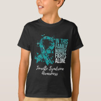 Support Teal Ribbon Tourette Syndrome Awareness  T-Shirt