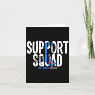 Support Team Type 1 Diabetes Awareness Performance Card