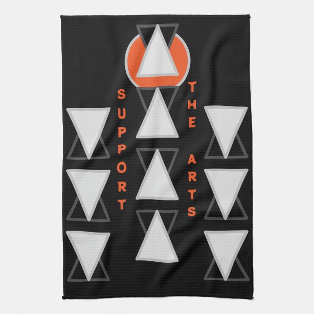 SUPPORT THE ARTS KITCHEN TOWEL (Vertical)