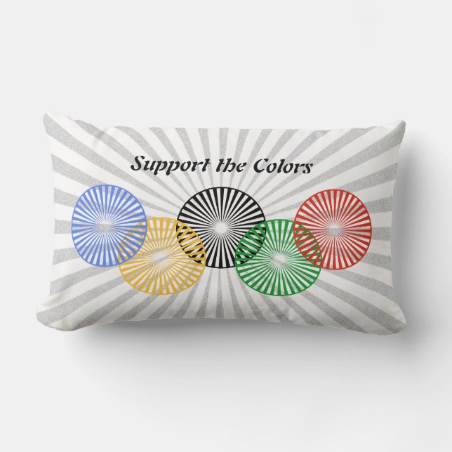 Support the Colors - Lumbar Pillow (Front)