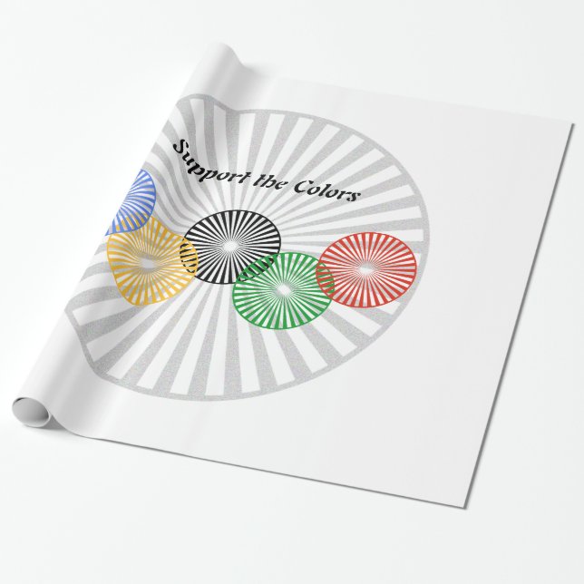 Support the Colors - Wrapping Paper (Unrolled)