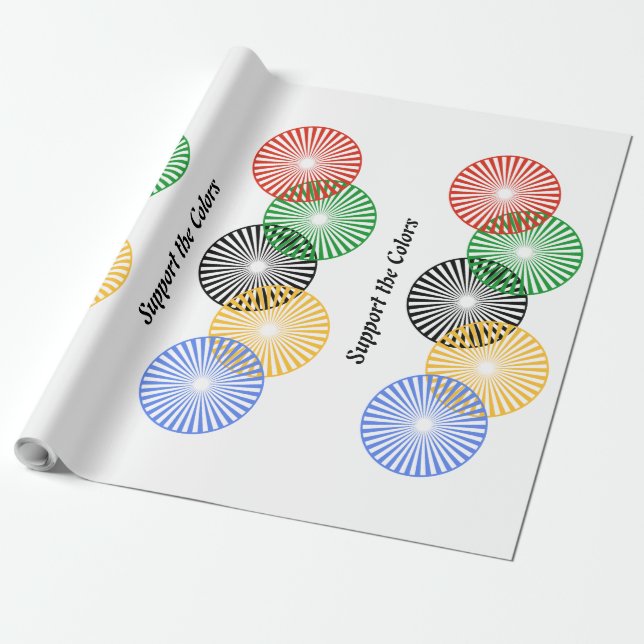 Support the Colors - Wrapping Paper (Unrolled)