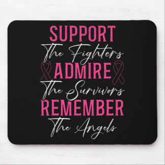 Support The Fighters Breast Cancer Awareness Month Mouse Pad