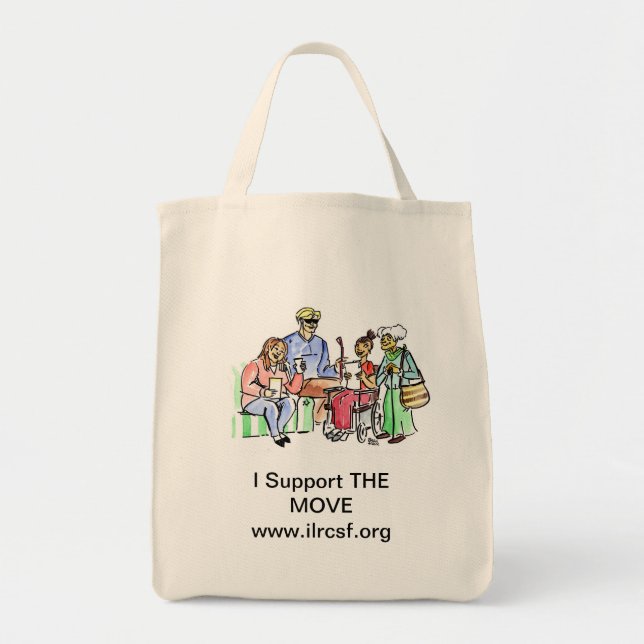 Support THE MOVE Tote Bag (Front)