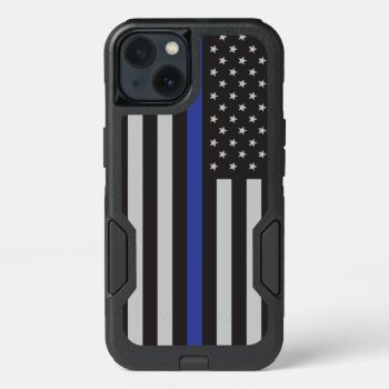 Support The Police Thin Blue Line American Iphone 13 Case by American_Police at Zazzle