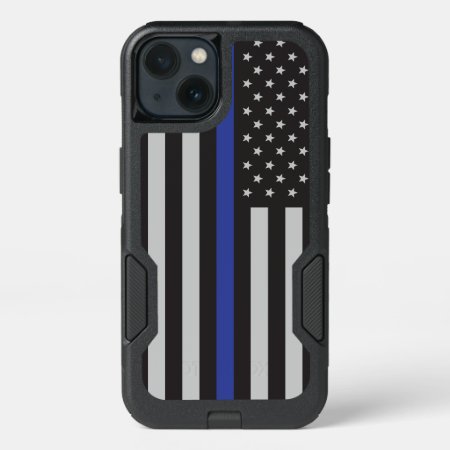 Support The Police Thin Blue Line American Iphone 13 Case