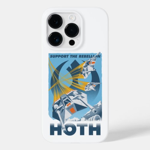 Support The Rebellion _ Hoth Vintage Poster Case_Mate iPhone 14 Pro Case