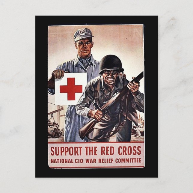 Support The Red Cross Postcard (Front)