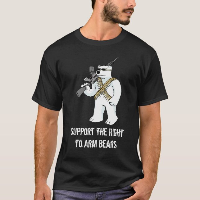 Support the Right to Arm Bears T-Shirt (Front)