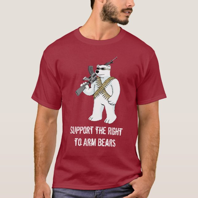 Support the Right to Arm Bears T-Shirt (Front)