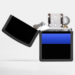 Support the Thin Blue Line Zippo Lighter
