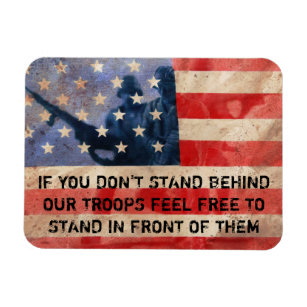 Support the Troops Magnet