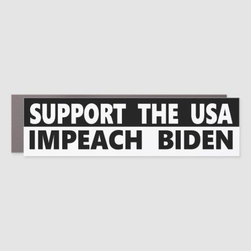 Support The USA Impeach Biden Car Magnet