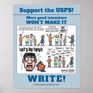 Support the USPS! Poster