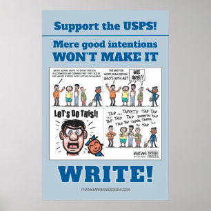 Support the USPS! Poster