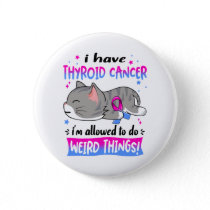 Support Thyroid Cancer Awareness Ribbon Gifts Button