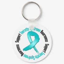 Support Tourette Syndrome Awareness Keychain