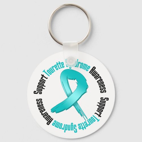 Support Tourette Syndrome Awareness Keychain