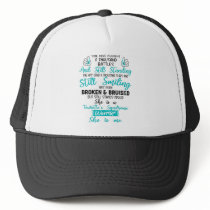 Support Tourette's Syndrome Warrior Gifts Trucker Hat