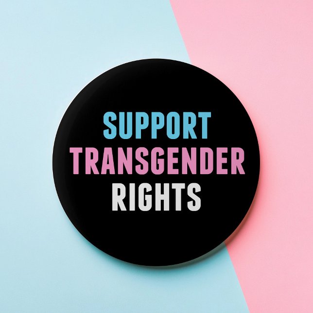 Support Transgender Rights Button (Creator Uploaded)