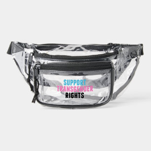 Support Transgender Rights Clear Fanny Pack