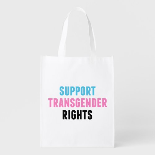 Support Transgender Rights Grocery Bag