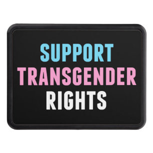 Support Transgender Rights Hitch Cover