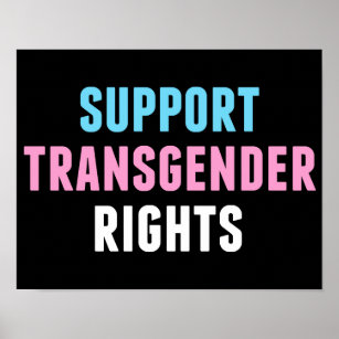 Support Transgender Rights Poster