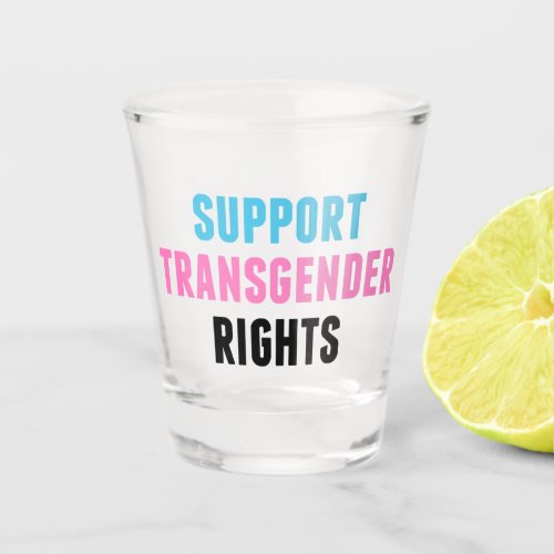 Support Transgender Rights Shot Glass