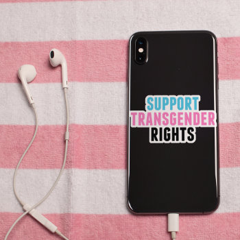 Support Transgender Rights Sticker by epicdesigns at Zazzle