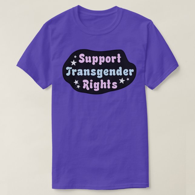 Support Transgender Rights T-Shirt (Design Front)