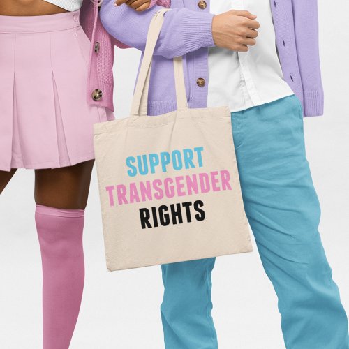 Support Transgender Rights Tote Bag