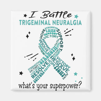 Support Trigeminal Neuralgia Warrior Gifts Magnet