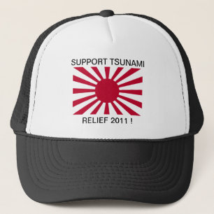 SUPPORT TSUNAMI RELIEF 2011 ! TRUCKER HAT