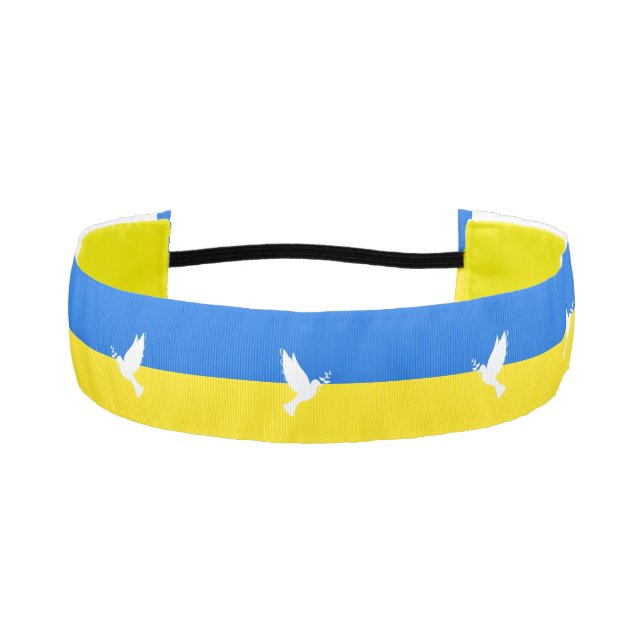 Support Ukraine Athletic Headband (Front)