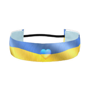Support Ukraine Athletic Headband Flag of Ukraine 