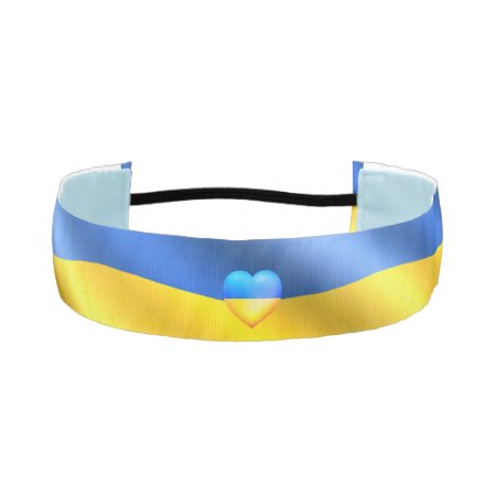 Support Ukraine Athletic Headband Flag Of Ukraine