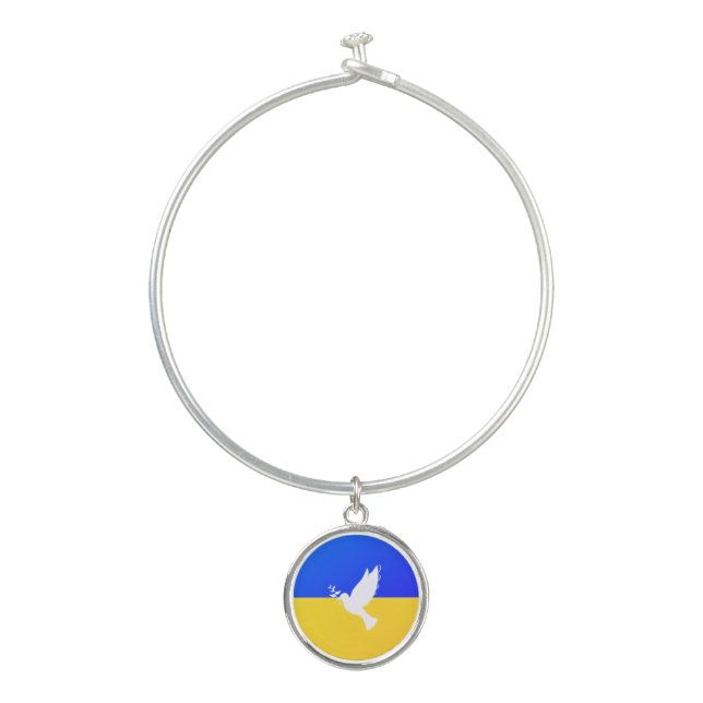 Support Ukraine Bracelet Peace Dove - Freedom (Front)