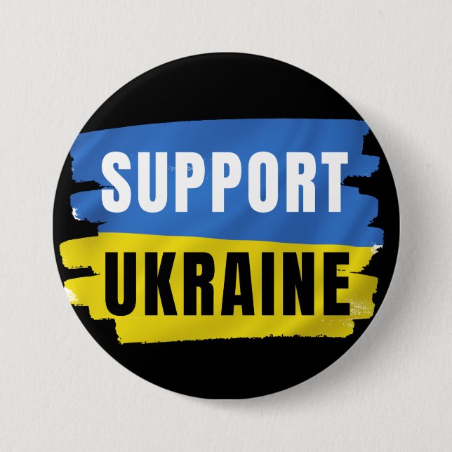 SUPPORT UKRAINE BUTTON (Front)