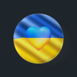 Support Ukraine Button - Freedom<br><div class="desc">Support Ukraine Buttons - Freedom - Peace - Ukrainian Flag - Together !  You can also transfer Support Ukraine to more than 1000 Zazzle products !  
We Stand With Ukraine !</div>