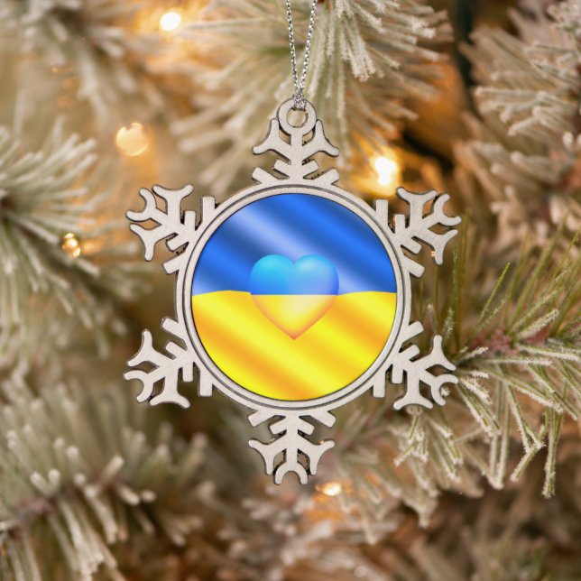 Support Ukraine Christmas Ornaments (Tree)