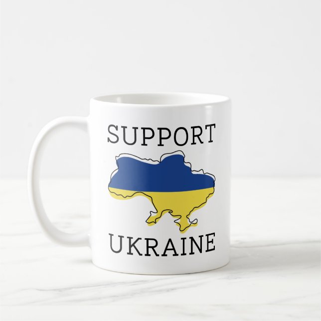 Support Ukraine Coffee Mug (Left)