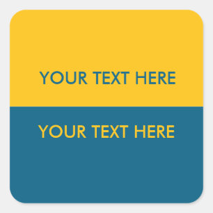 Support Ukraine Custom Square Sticker