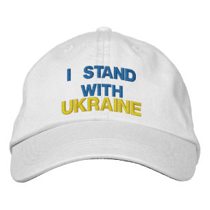 Support Ukraine Embroidered Baseball Cap