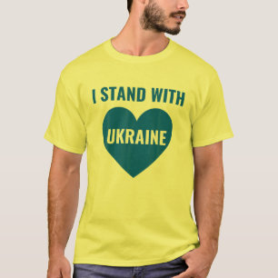 Support Ukraine Flag I Stand With Ukraine T-Shirt