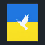 Support Ukraine Flyer Peace Dove Ukrainian Flag<br><div class="desc">Support Ukraine Flyers - Peace - Ukrainian Flag - Freedom Support - Solidarity - Strong Together - Freedom Victory ! Let's make the world a better place - everybody together ! A better world begins - depends - needs YOU too ! You can transfer to 1000 Zazzle products. Resize and...</div>
