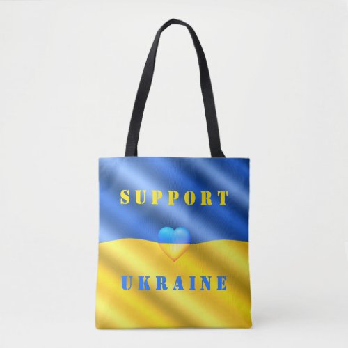 Support Ukraine _ Freedom Peace _ Flag of Ukraine  Tote Bag